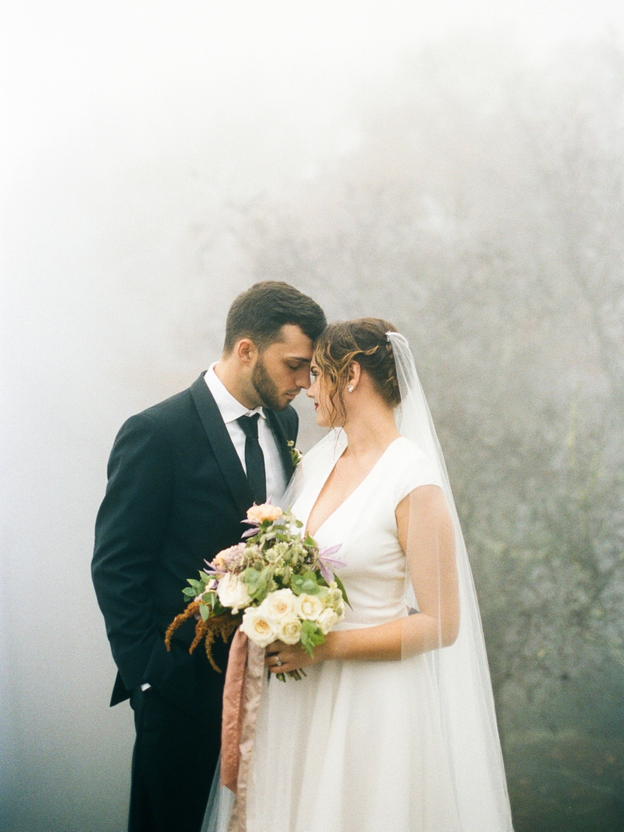 Organic Mountain Wedding Ideas via TheELD.com