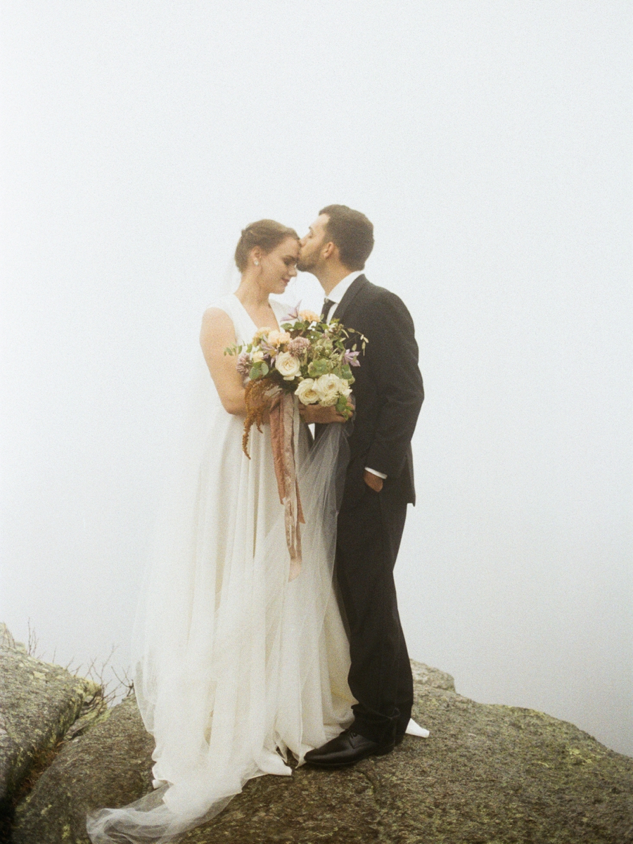 Organic Mountain Wedding Ideas via TheELD.com