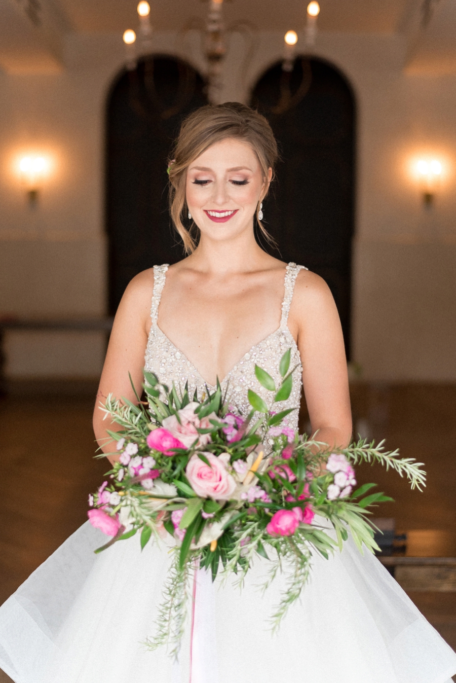 Pink & Gold New Orleans Wedding Ideas via TheELD.com