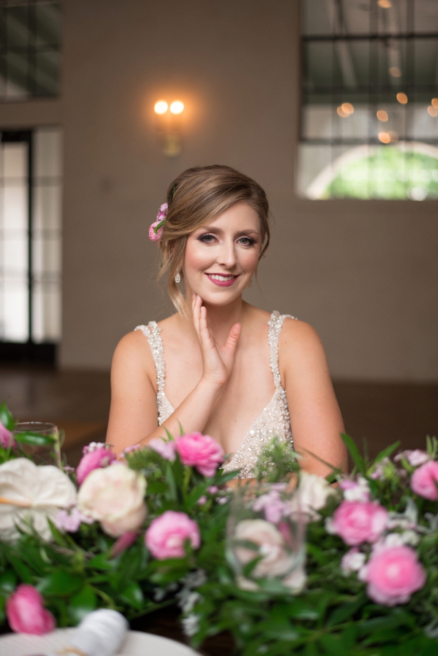 Pink & Gold New Orleans Wedding Ideas via TheELD.com