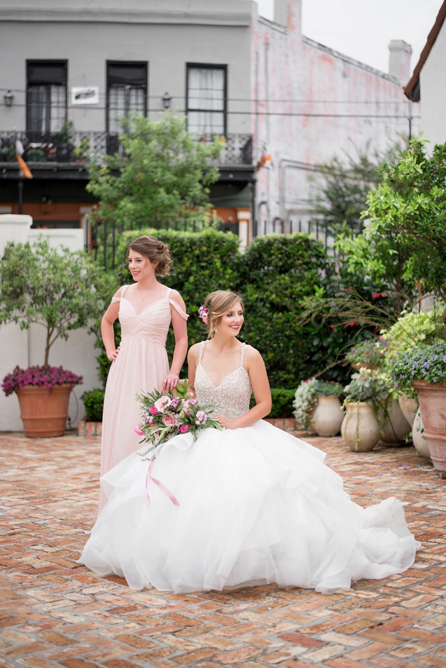 Pink & Gold New Orleans Wedding Ideas via TheELD.com