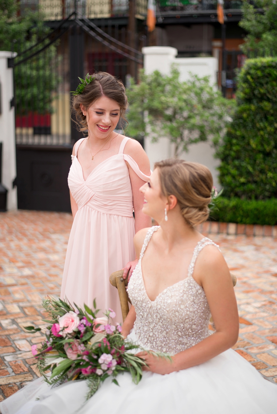 Pink & Gold New Orleans Wedding Ideas via TheELD.com