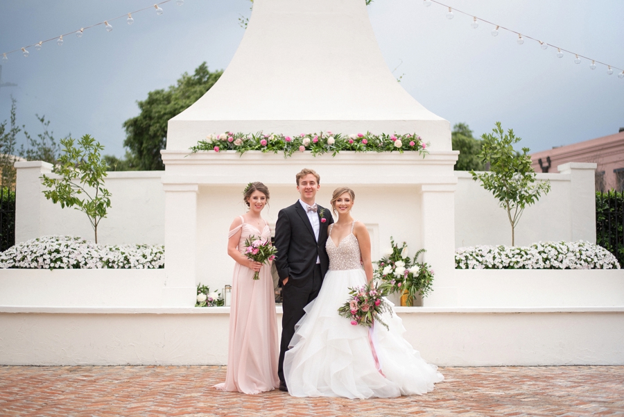 Pink & Gold New Orleans Wedding Ideas via TheELD.com