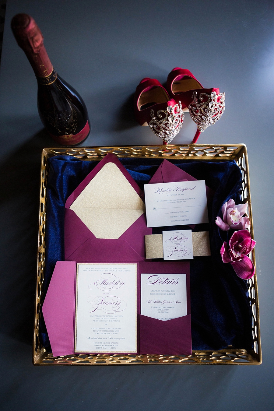 Pink & Merlot Luxe Wedding Ideas via TheELD.com