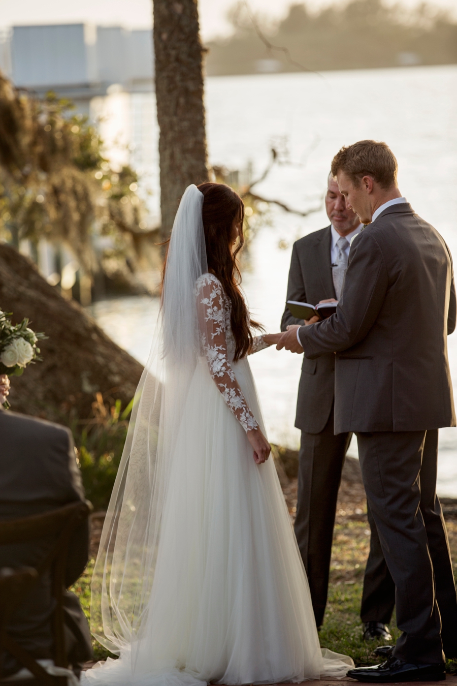 A Romantic Waterside Sarasota Wedding via TheELD.com