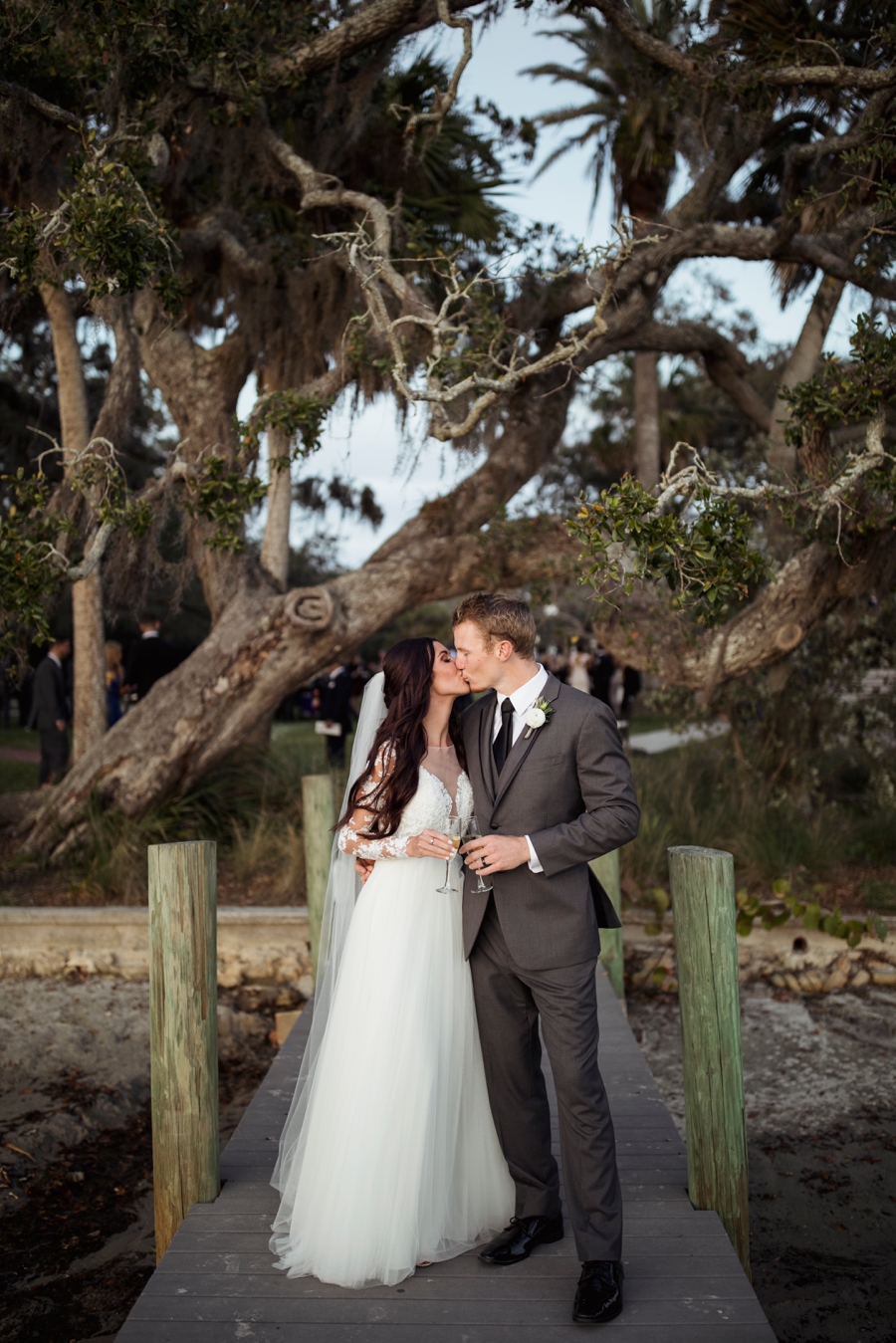 A Romantic Waterside Sarasota Wedding via TheELD.com