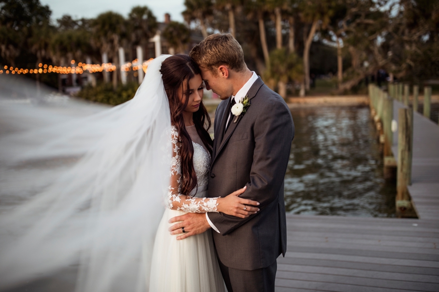 A Romantic Waterside Sarasota Wedding via TheELD.com