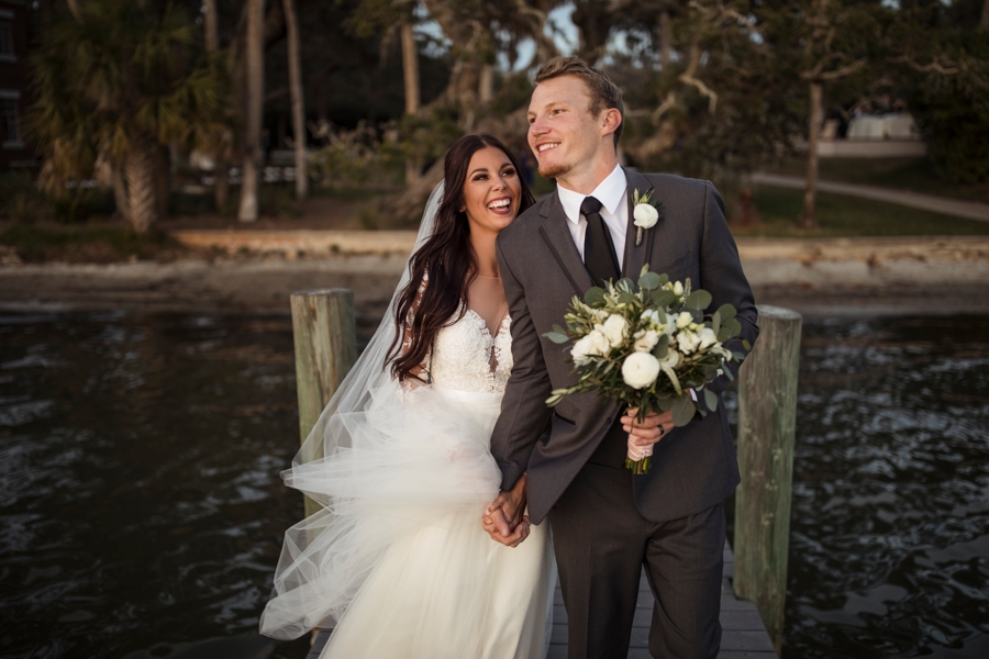 A Romantic Waterside Sarasota Wedding via TheELD.com