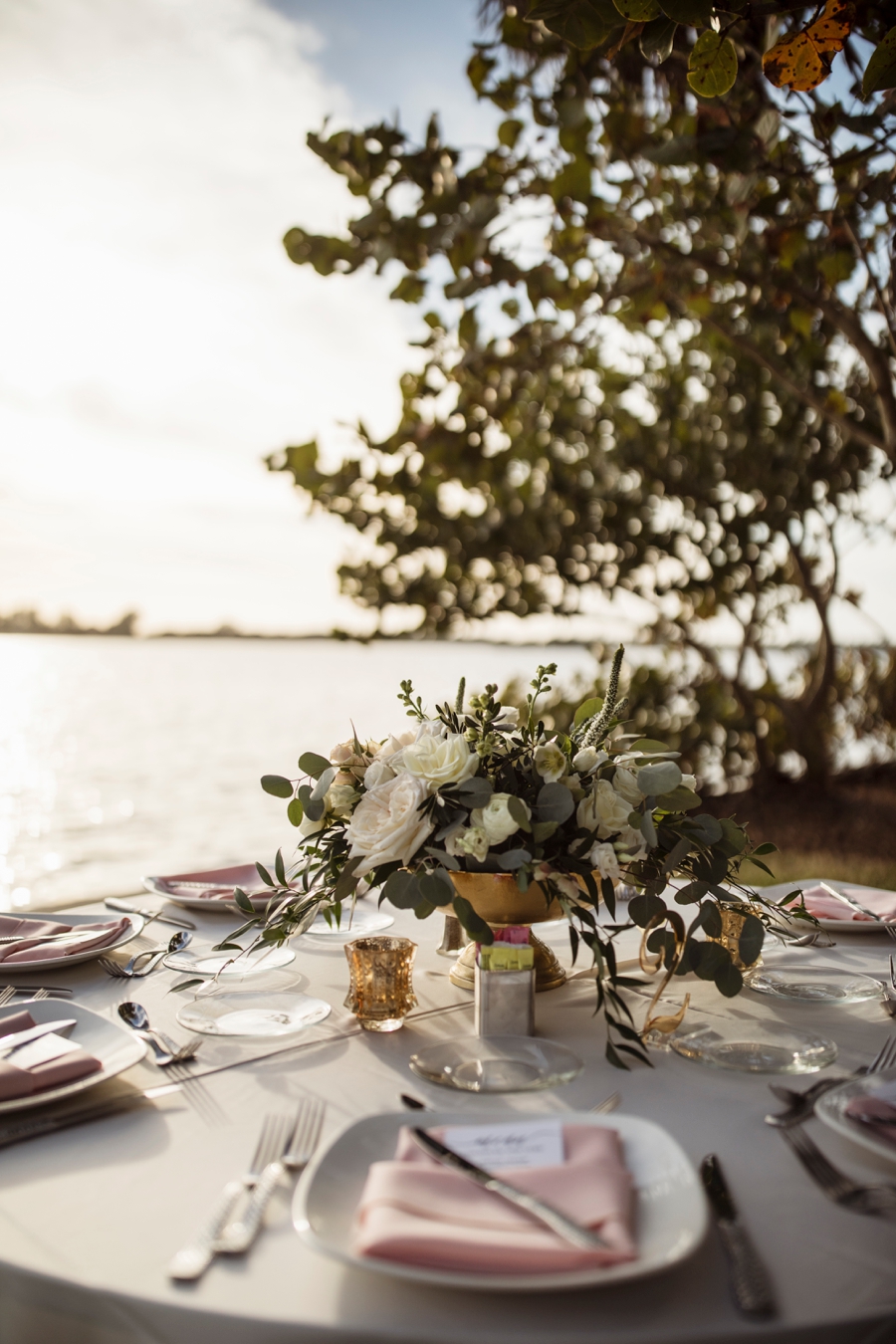 A Romantic Waterside Sarasota Wedding via TheELD.com