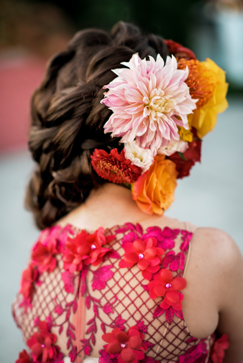 Colorful Frida Kahlo Inspired Wedding Ideas via TheELD.com