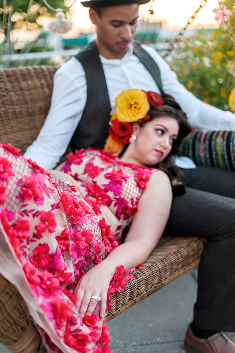 Colorful Frida Kahlo Inspired Wedding Ideas via TheELD.com