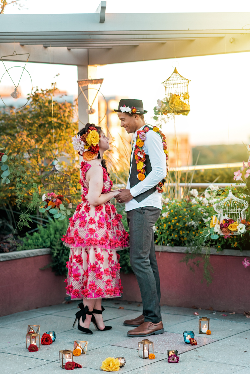 Colorful Frida Kahlo Inspired Wedding Ideas via TheELD.com