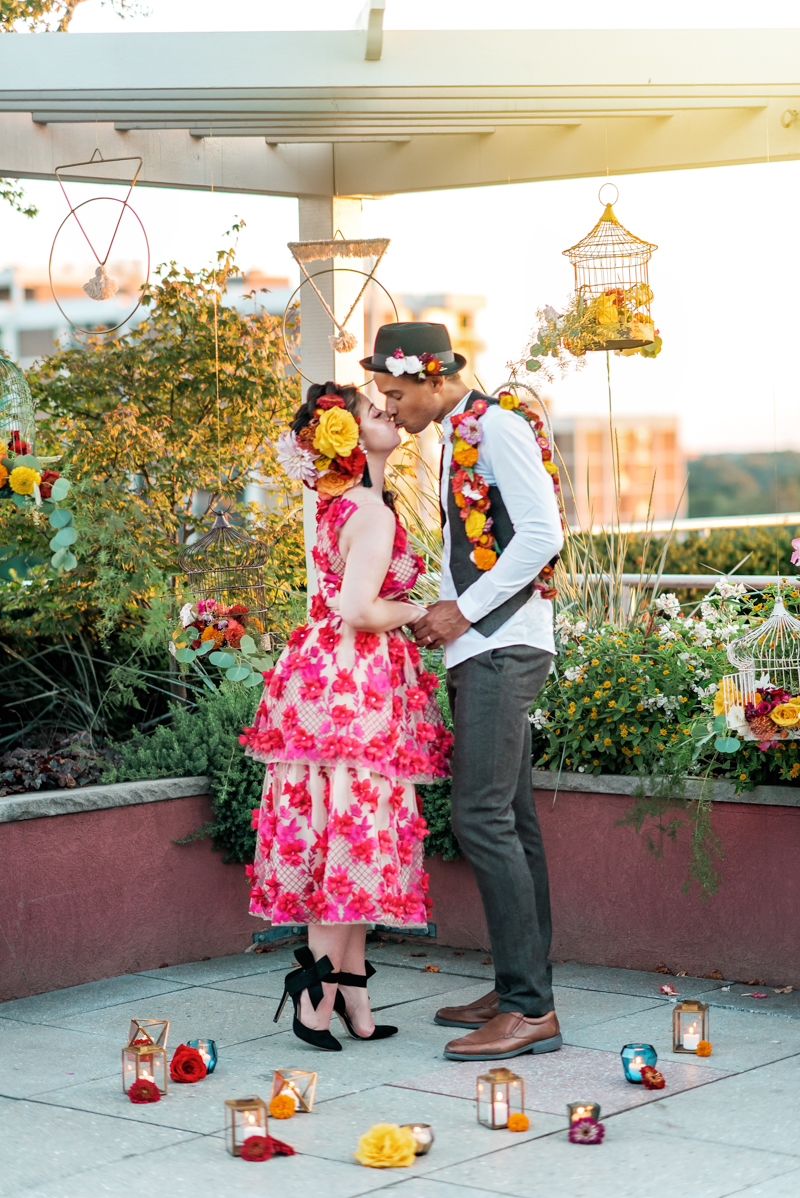 Colorful Frida Kahlo Inspired Wedding Ideas via TheELD.com