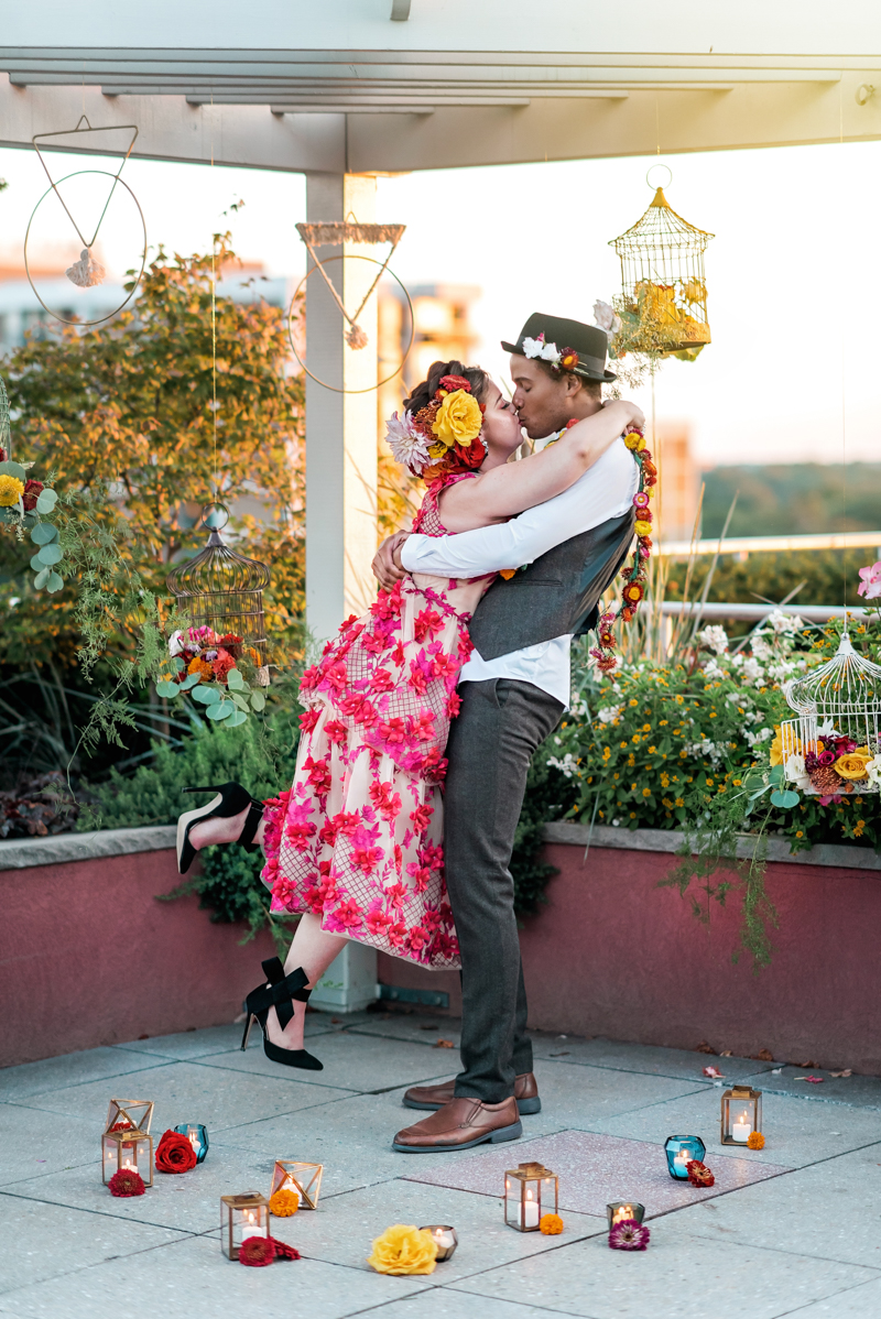 Colorful Frida Kahlo Inspired Wedding Ideas via TheELD.com