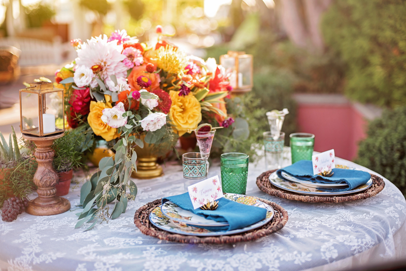 Colorful Frida Kahlo Inspired Wedding Ideas via TheELD.com