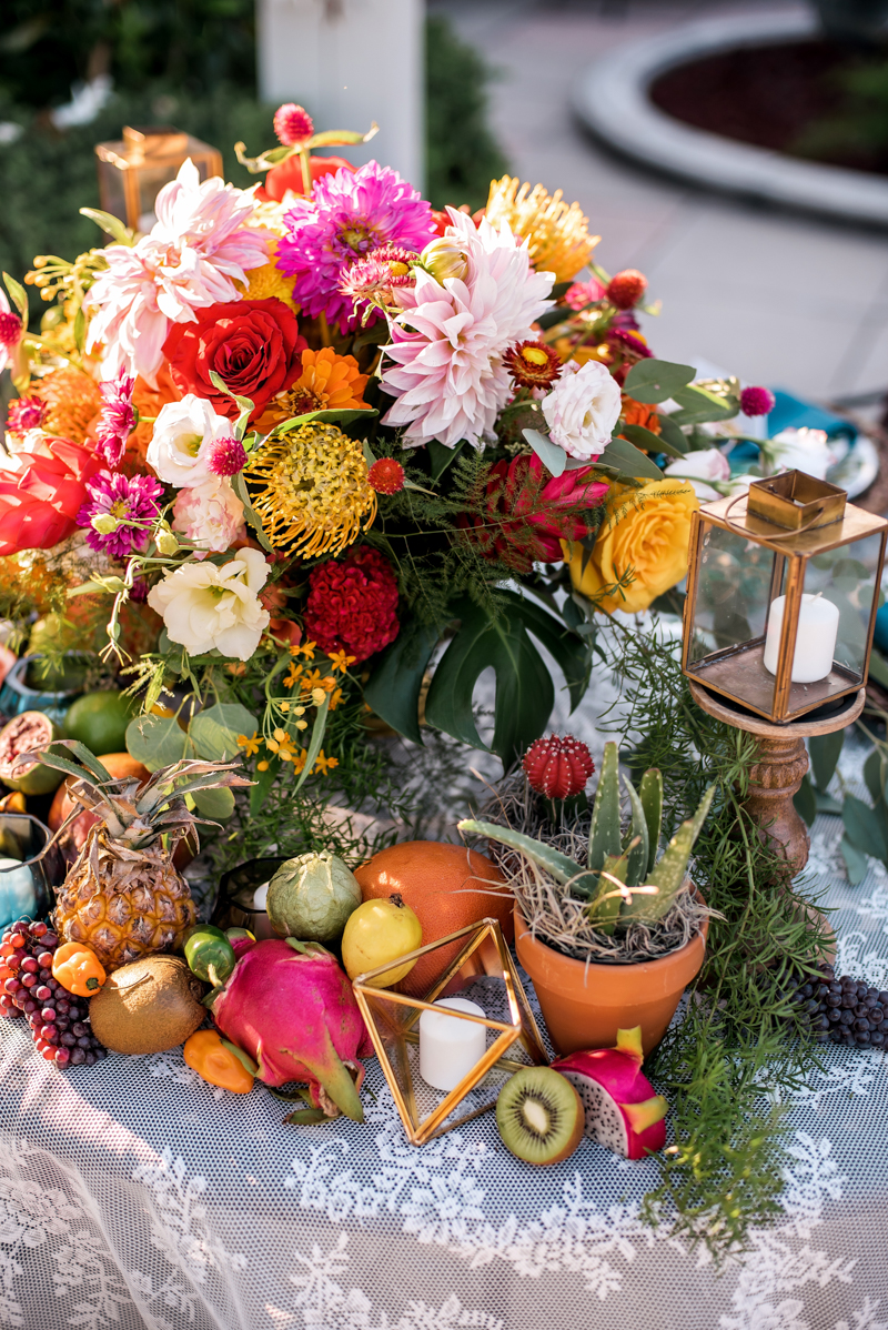 Colorful Frida Kahlo Inspired Wedding Ideas via TheELD.com