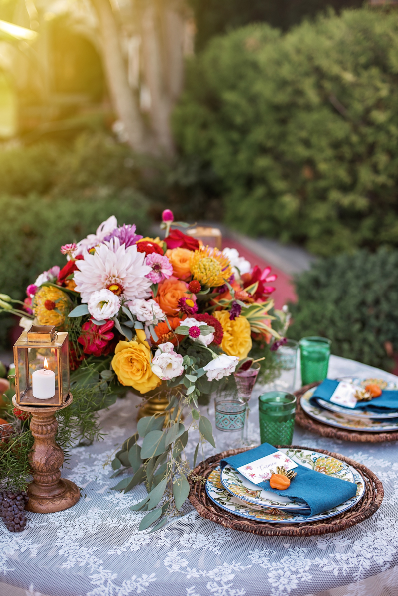 Colorful Frida Kahlo Inspired Wedding Ideas via TheELD.com