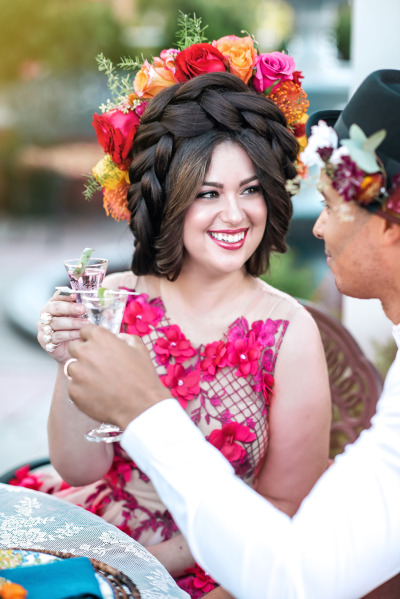 Colorful Frida Kahlo Inspired Wedding Ideas via TheELD.com