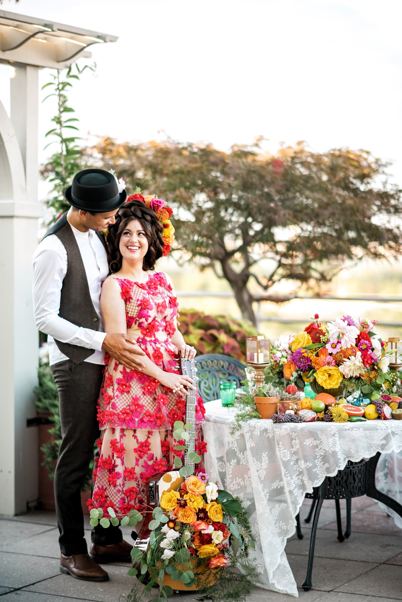 Colorful Frida Kahlo Inspired Wedding Ideas via TheELD.com