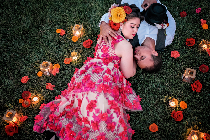 Colorful Frida Kahlo Inspired Wedding Ideas via TheELD.com