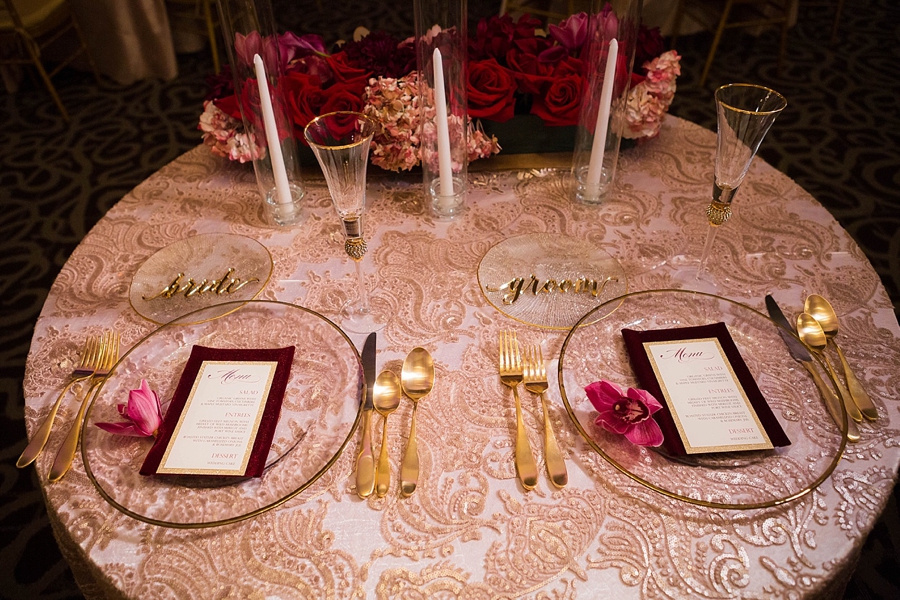 Pink & Merlot Luxe Wedding Ideas via TheELD.com