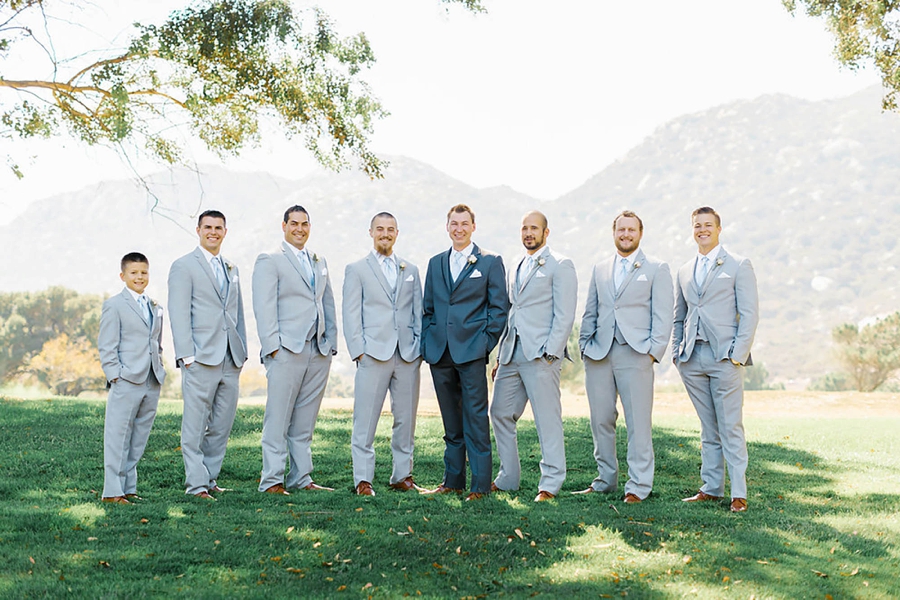 A Romantic Soft Blue Temecula Wedding via TheELD.com