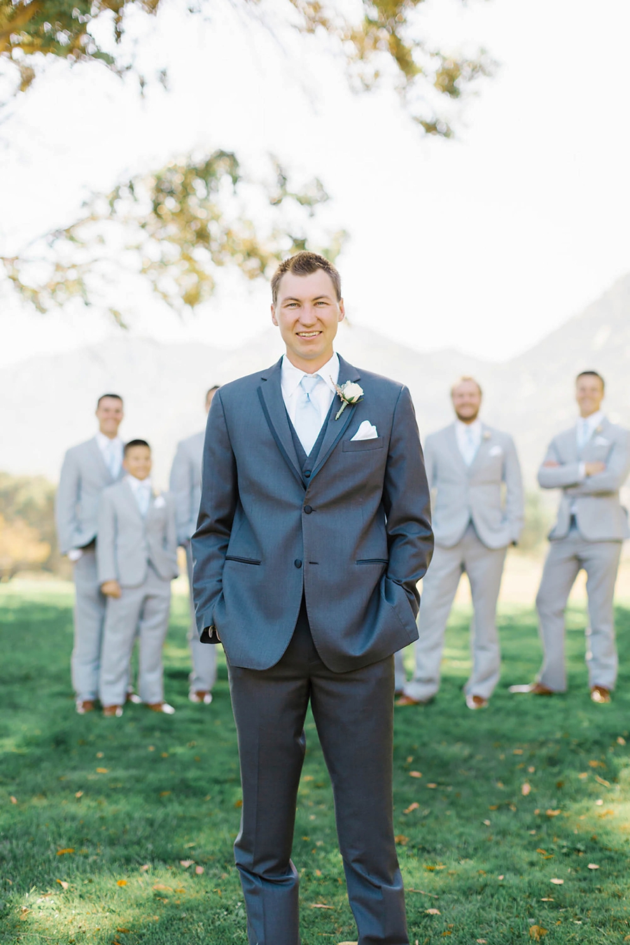 A Romantic Soft Blue Temecula Wedding via TheELD.com