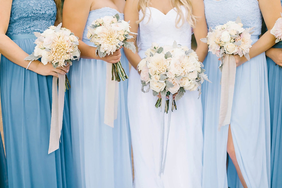 A Romantic Soft Blue Temecula Wedding via TheELD.com