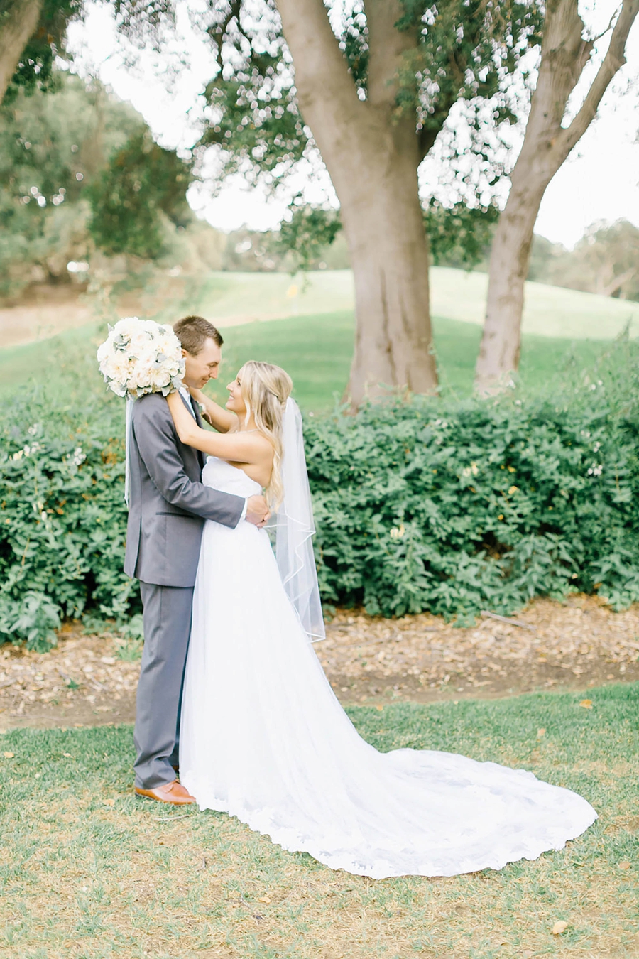 A Romantic Soft Blue Temecula Wedding via TheELD.com