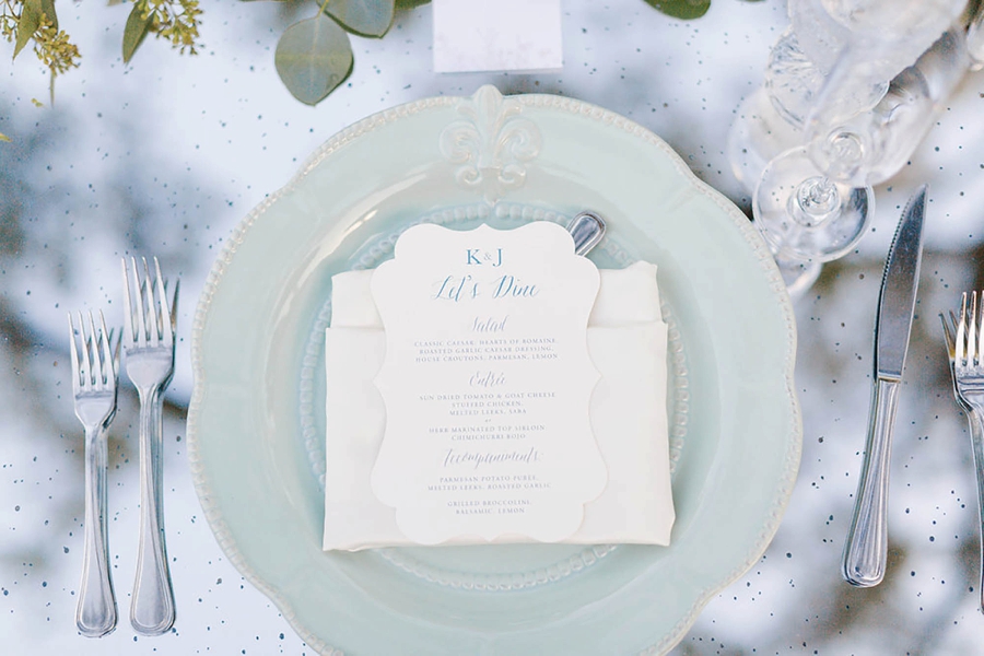 A Romantic Soft Blue Temecula Wedding via TheELD.com