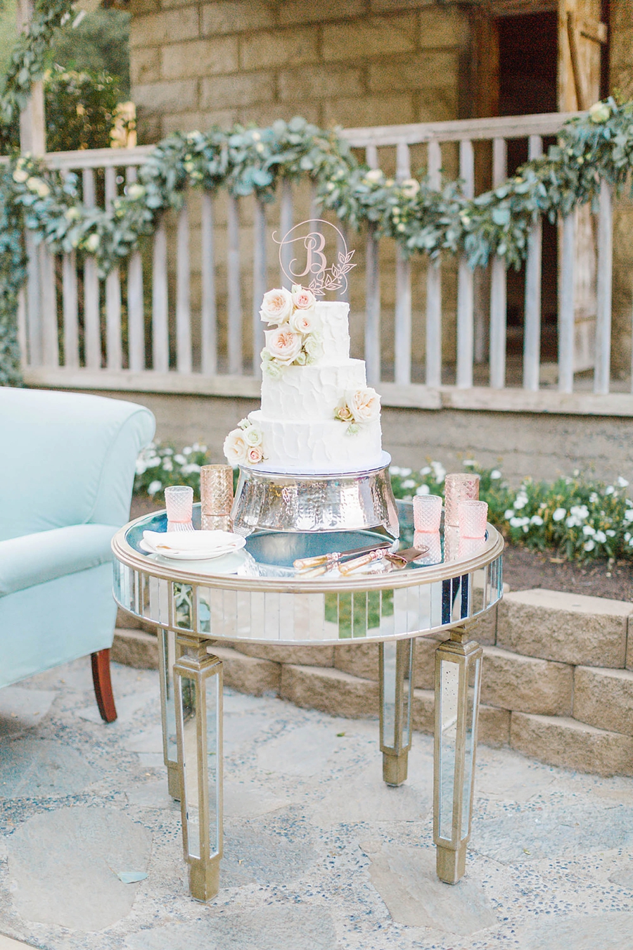 A Romantic Soft Blue Temecula Wedding via TheELD.com