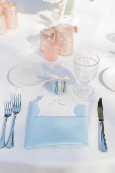 A Romantic Soft Blue Temecula Wedding via TheELD.com