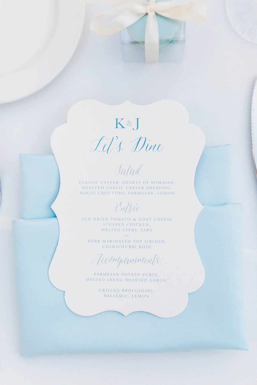 A Romantic Soft Blue Temecula Wedding via TheELD.com