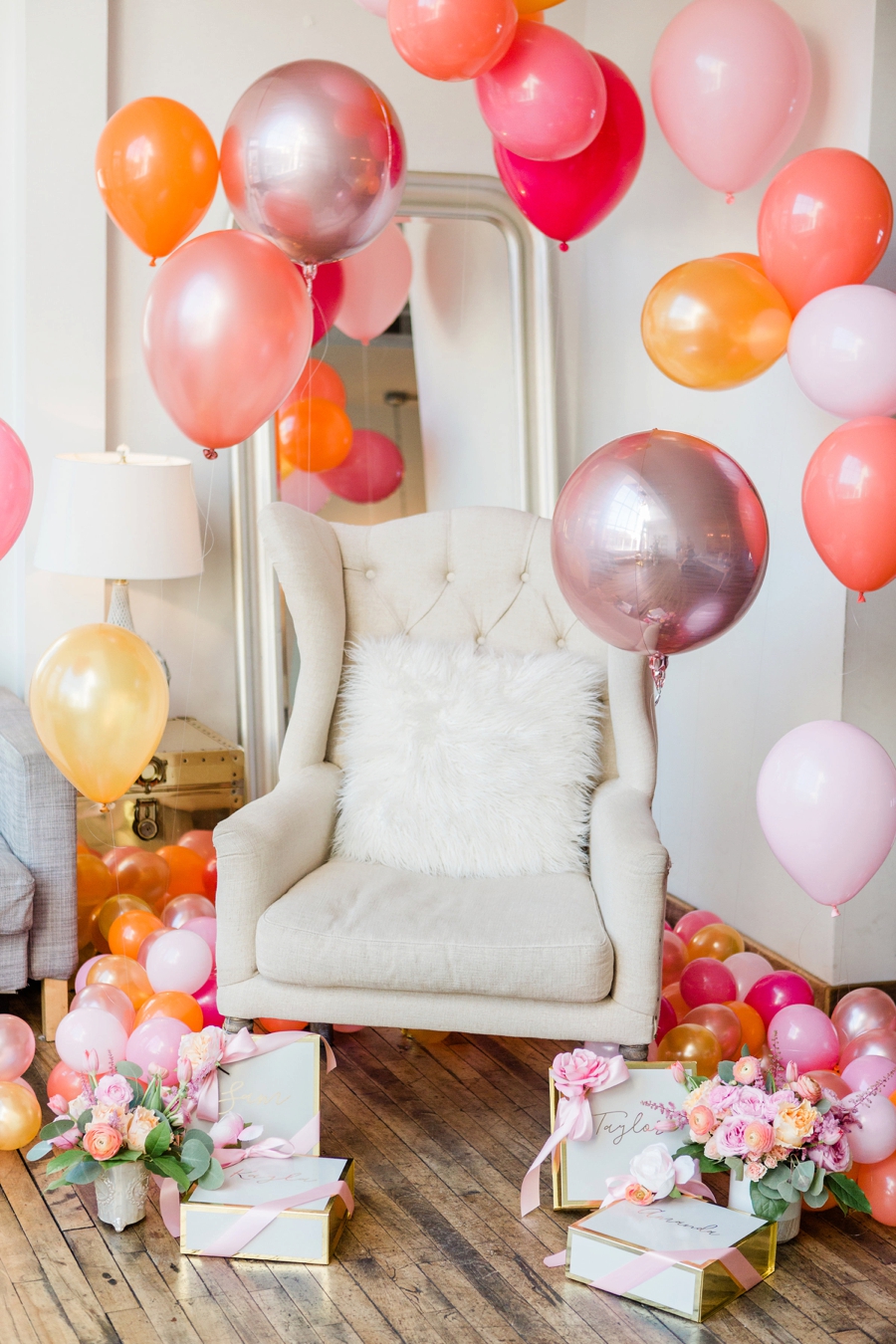 A Bridesmaid Shower Full of Bridesmaid Gift Ideas via TheELD.com