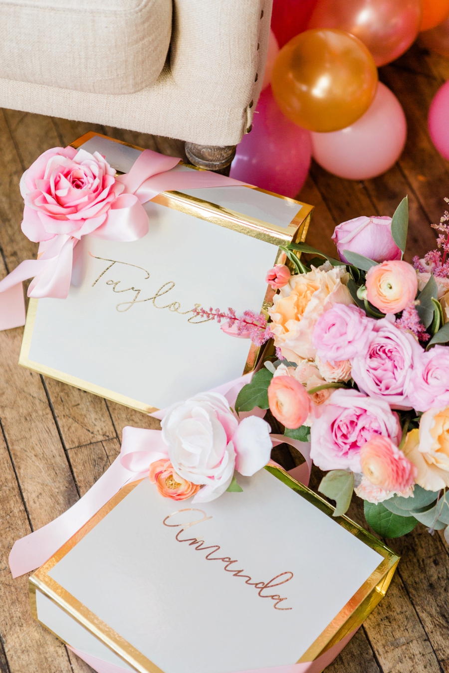 A Bridesmaid Shower Full of Bridesmaid Gift Ideas via TheELD.com