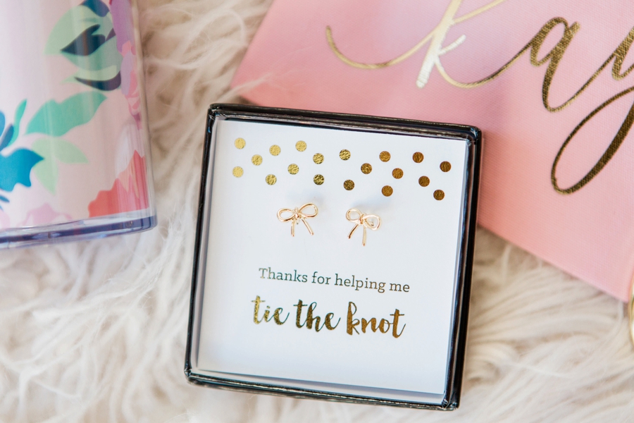 A Bridesmaid Shower Full of Bridesmaid Gift Ideas via TheELD.com