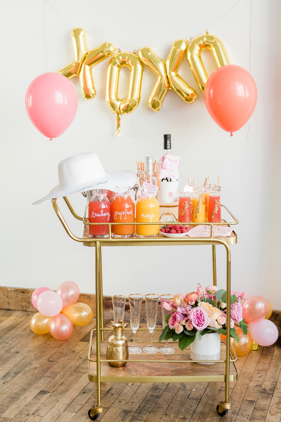 A Bridesmaid Shower Full of Bridesmaid Gift Ideas via TheELD.com