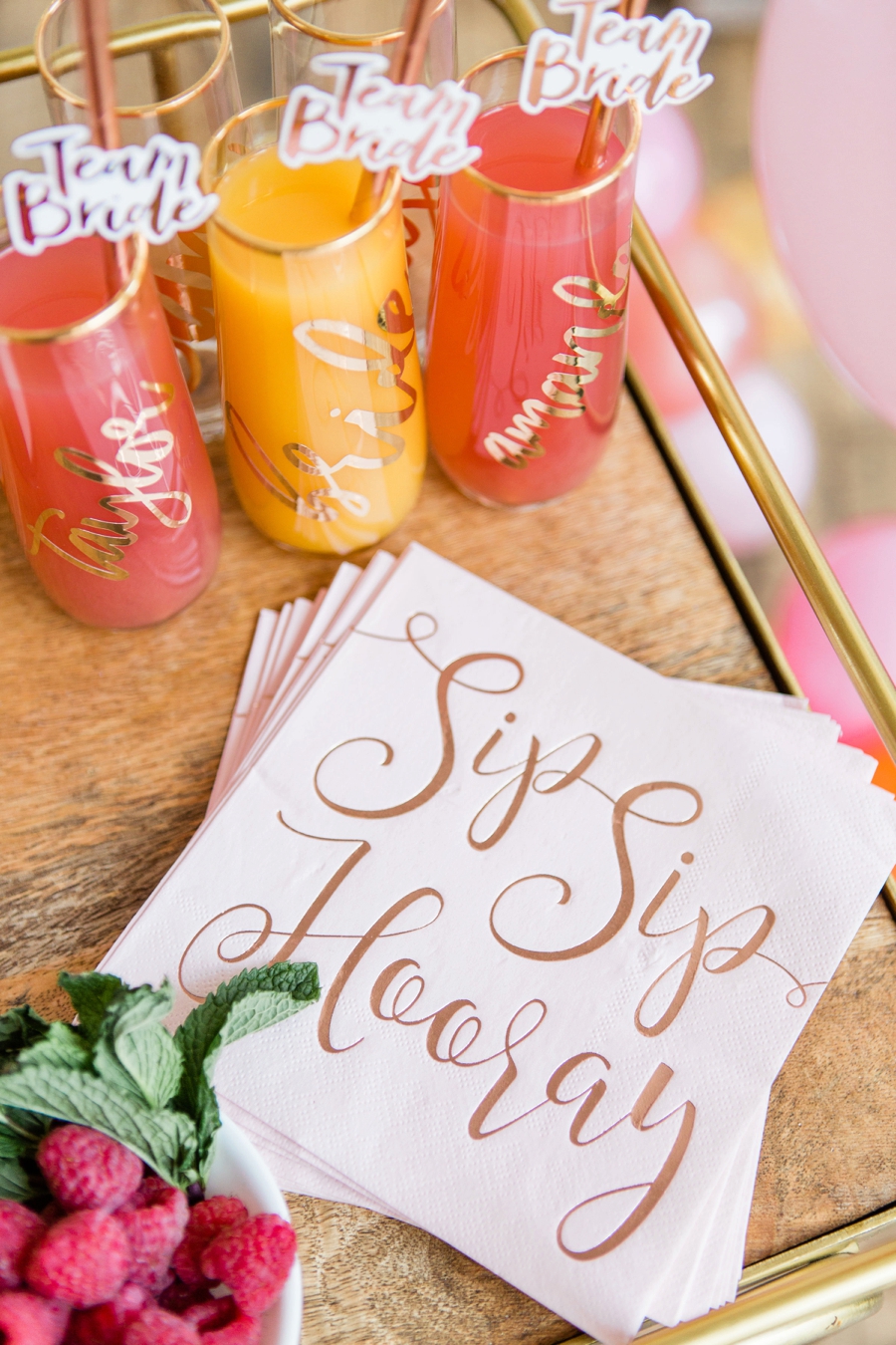 A Bridesmaid Shower Full of Bridesmaid Gift Ideas via TheELD.com