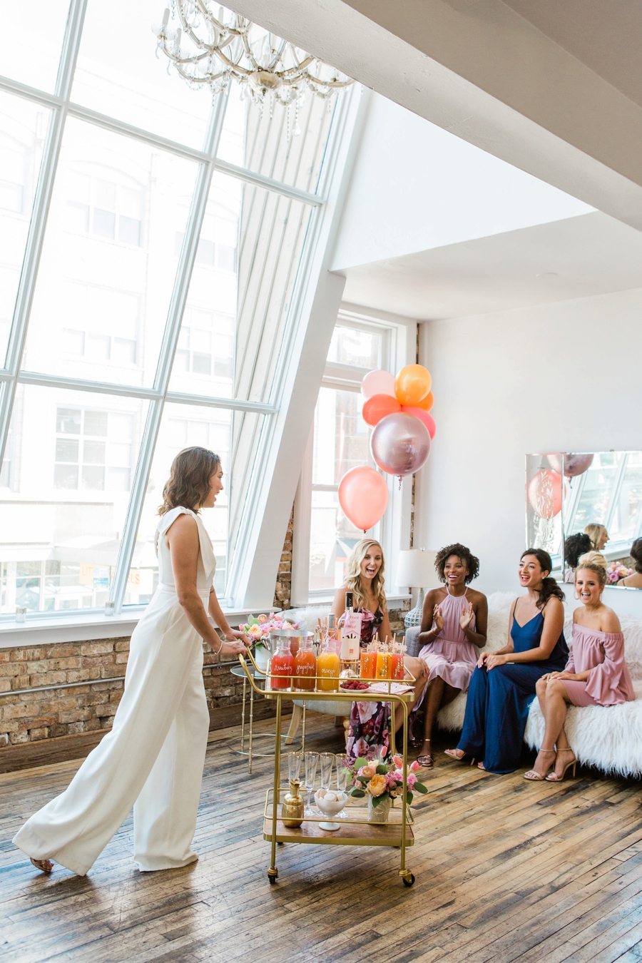 A Bridesmaid Shower Full of Bridesmaid Gift Ideas via TheELD.com