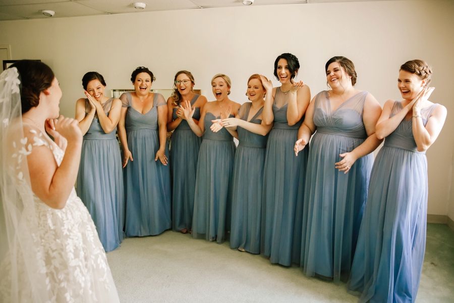 A Romantic Blush & Blue Tampa Wedding via TheELD.com