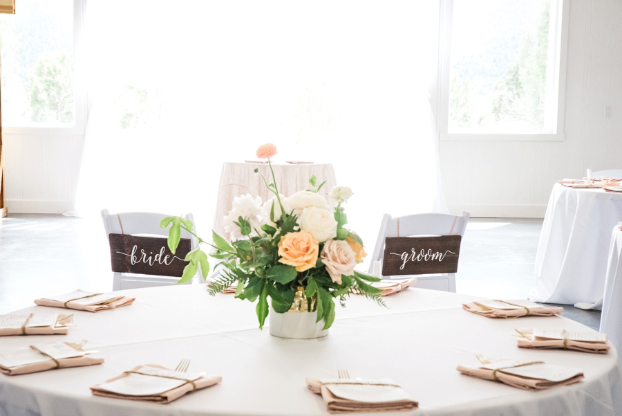 Blush & Peach Colorado Ranch Wedding via TheELD.com