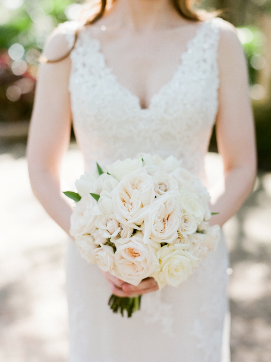 Romantic Pink & White Florida Wedding via TheELD.com