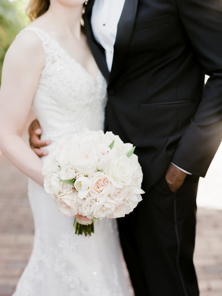 Romantic Pink & White Florida Wedding via TheELD.com