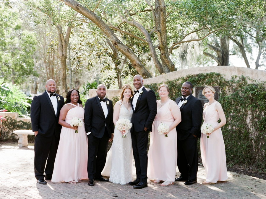 Romantic Pink & White Florida Wedding via TheELD.com