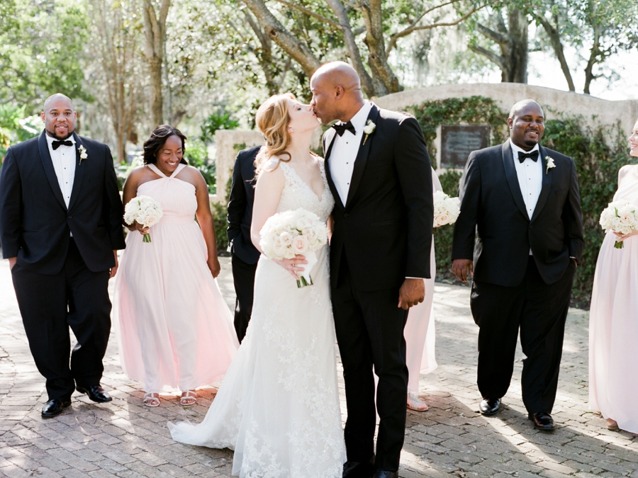Romantic Pink & White Florida Wedding via TheELD.com