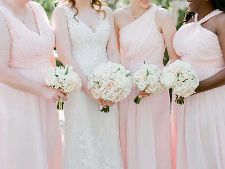 Romantic Pink & White Florida Wedding via TheELD.com