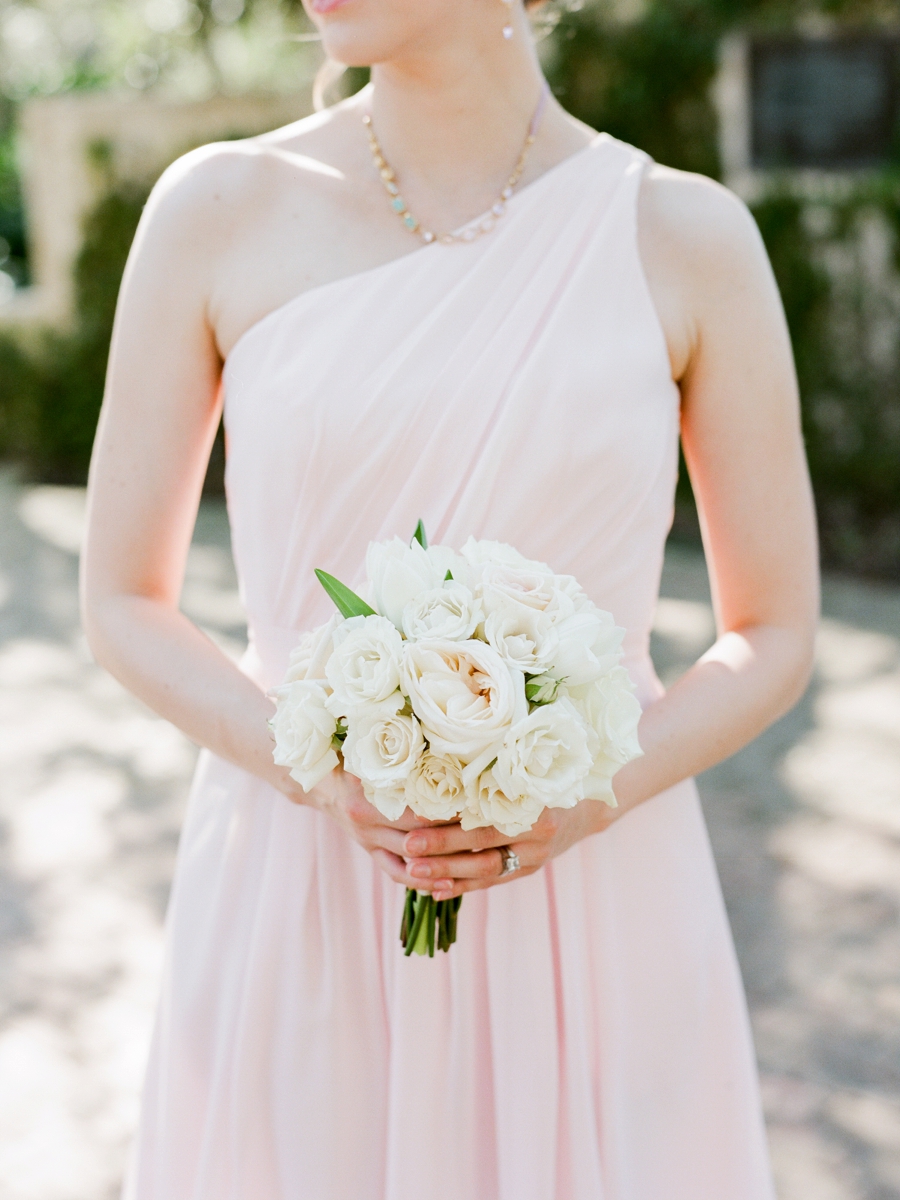 Romantic Pink & White Florida Wedding via TheELD.com