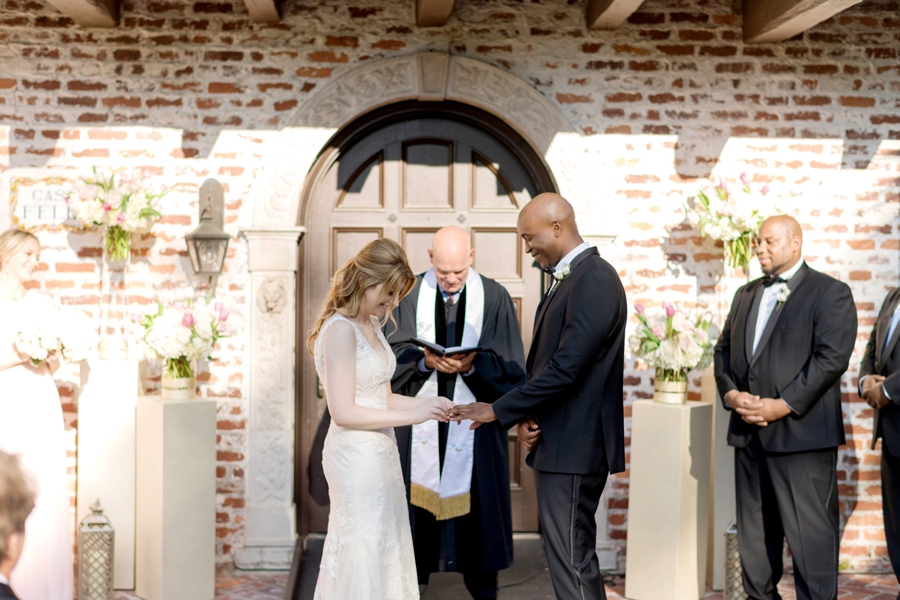 Romantic Pink & White Florida Wedding via TheELD.com