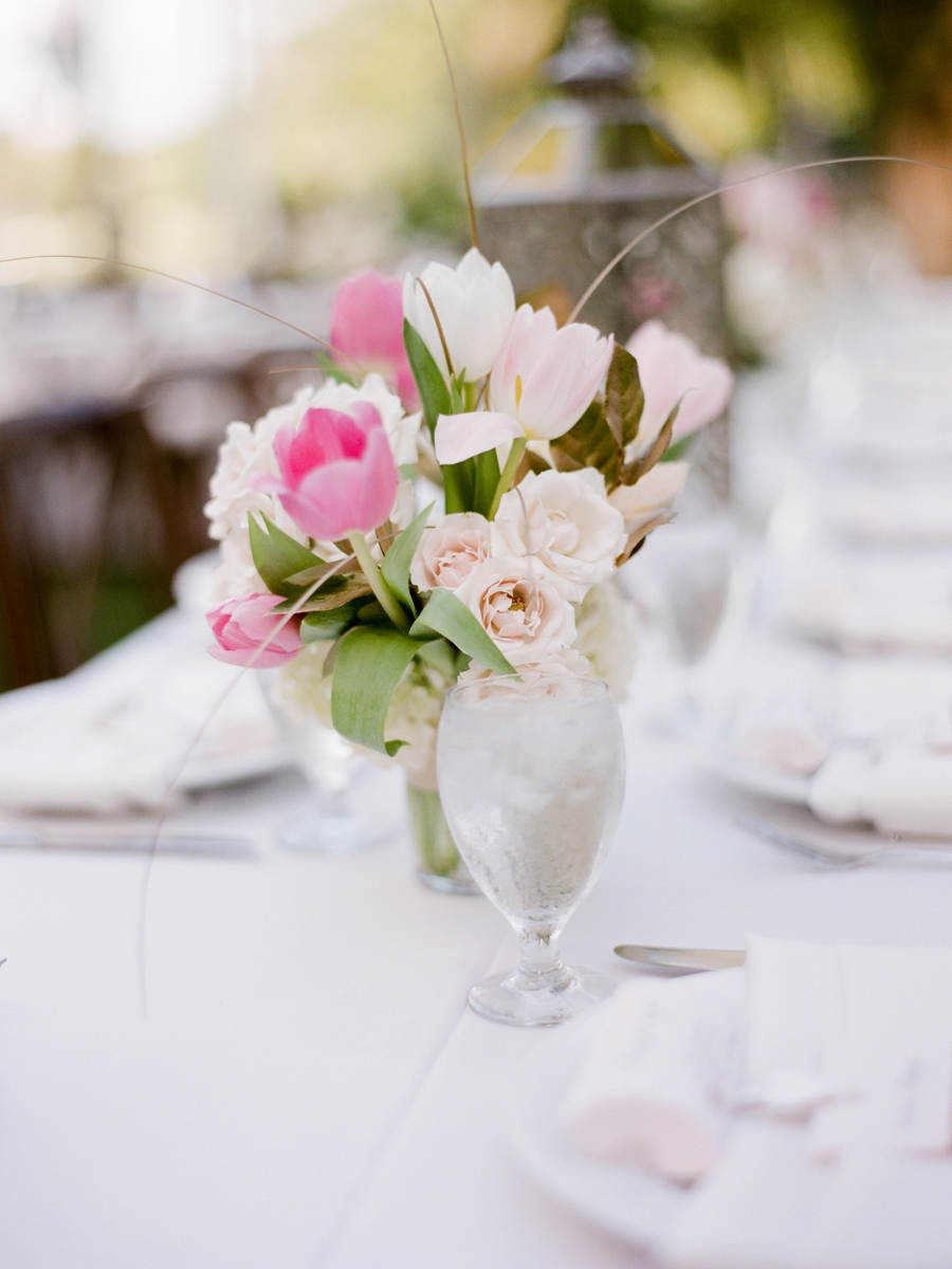 Romantic Pink & White Florida Wedding via TheELD.com