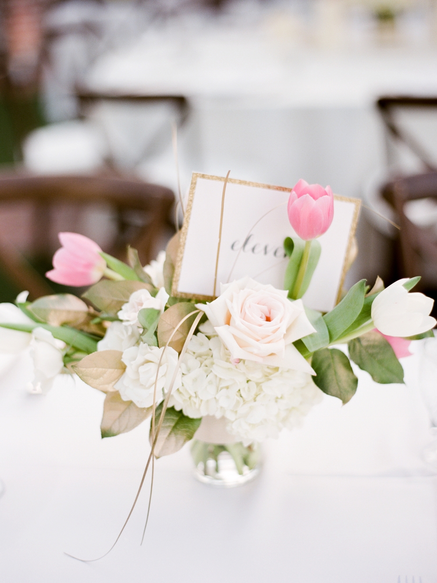 Romantic Pink & White Florida Wedding via TheELD.com